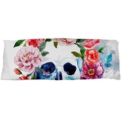 Skull And Flowers Body Pillow Case (dakimakura) by goljakoff