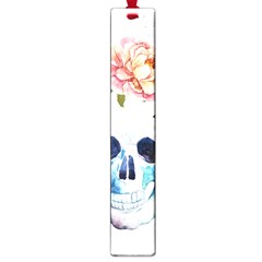 Skull And Flowers Large Book Marks by goljakoff