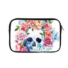 Skull And Flowers Apple Macbook Pro 13  Zipper Case by goljakoff