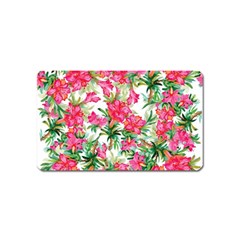 Pink Flowers Magnet (name Card) by goljakoff