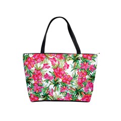 Pink Flowers Classic Shoulder Handbag by goljakoff