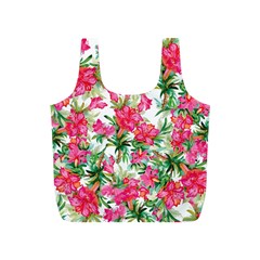 Pink Flowers Full Print Recycle Bag (s) by goljakoff