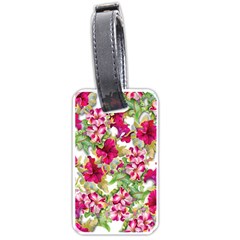 Rose blossom Luggage Tag (one side)