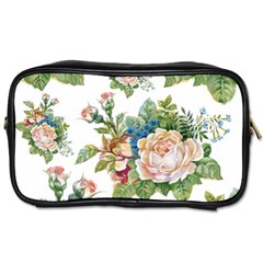 Vintage Flowers Toiletries Bag (two Sides) by goljakoff