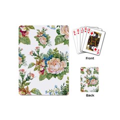 Vintage Flowers Playing Cards Single Design (mini) by goljakoff