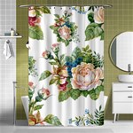 Vintage flowers Shower Curtain 48  x 72  (Small)  Curtain(48  X 72 ) - 42.18 x64.8  Curtain(48  X 72 )