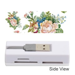 Vintage Flowers Memory Card Reader (stick) by goljakoff