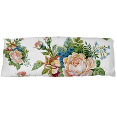 Vintage Flowers Body Pillow Case (dakimakura) by goljakoff