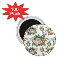 Vintage Flowers Pattern 1 75  Magnets (100 Pack)  by goljakoff