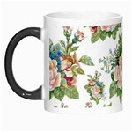 Vintage flowers pattern Morph Mugs Left