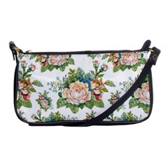 Vintage Flowers Pattern Shoulder Clutch Bag by goljakoff