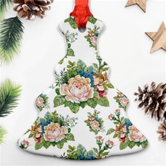 Vintage Flowers Pattern Ornament (christmas Tree)  by goljakoff