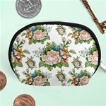 Vintage flowers pattern Accessory Pouch (Medium) Front