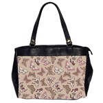 Butterflies Oversize Office Handbag (2 Sides) Front