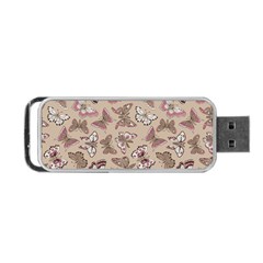 Butterflies Portable Usb Flash (one Side) by goljakoff