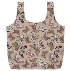 Butterflies Full Print Recycle Bag (xl) by goljakoff