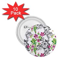 Flowers 1 75  Buttons (10 Pack) by goljakoff