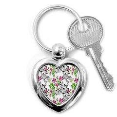 Flowers Key Chain (heart) by goljakoff