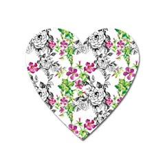 Flowers Heart Magnet by goljakoff