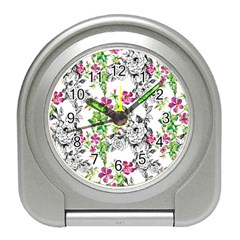 Flowers Travel Alarm Clock by goljakoff