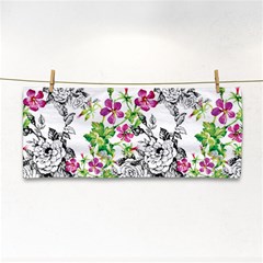 Flowers Hand Towel by goljakoff