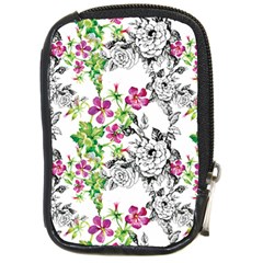 Flowers Compact Camera Leather Case by goljakoff