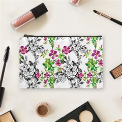 Flowers Cosmetic Bag (medium) by goljakoff