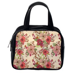 Vintage Garden Flowers Classic Handbag (one Side) by goljakoff