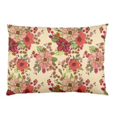 Vintage Garden Flowers Pillow Case by goljakoff