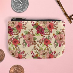 Vintage Garden Flowers Mini Coin Purse by goljakoff