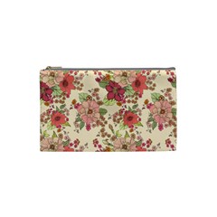 Vintage Garden Flowers Cosmetic Bag (small) by goljakoff