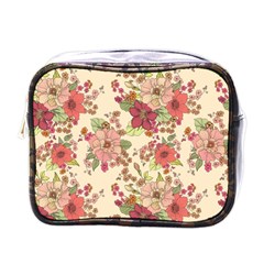 Vintage Garden Flowers Mini Toiletries Bag (one Side) by goljakoff