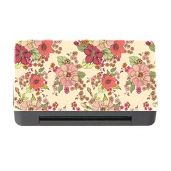 Vintage Garden Flowers Memory Card Reader With Cf by goljakoff