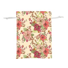 Vintage Garden Flowers Lightweight Drawstring Pouch (s) by goljakoff