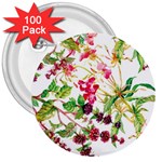 Spring flowers 3  Buttons (100 pack)  Front