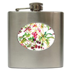 Spring Flowers Hip Flask (6 Oz) by goljakoff