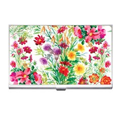 Summer Flowers Business Card Holder by goljakoff