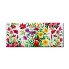 Summer Flowers Hand Towel by goljakoff