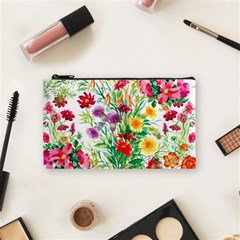 Summer Flowers Cosmetic Bag (small) by goljakoff