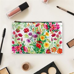 Summer Flowers Cosmetic Bag (medium) by goljakoff