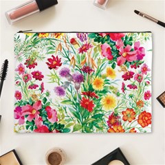 Summer Flowers Cosmetic Bag (xl) by goljakoff