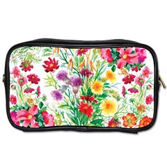 Summer Flowers Toiletries Bag (one Side) by goljakoff