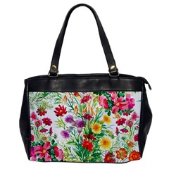 Summer Flowers Oversize Office Handbag by goljakoff