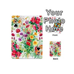 Summer Flowers Playing Cards 54 Designs (mini) by goljakoff