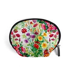 Summer Flowers Accessory Pouch (small) by goljakoff