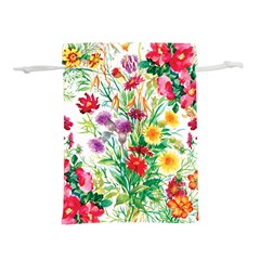 Summer Flowers Lightweight Drawstring Pouch (s) by goljakoff