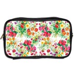 Summer flowers pattern Toiletries Bag (Two Sides) Back