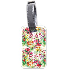 Summer flowers pattern Luggage Tag (one side)