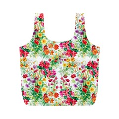 Summer flowers pattern Full Print Recycle Bag (M)