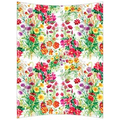 Summer Flowers Pattern Back Support Cushion by goljakoff